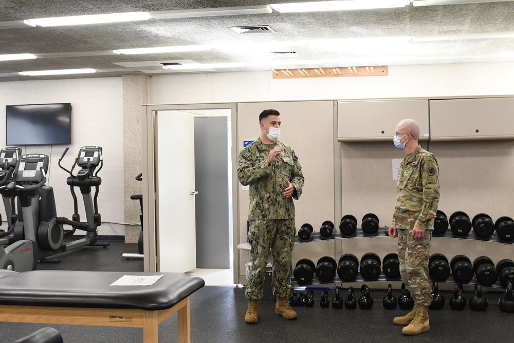 HM2 Reiling gave LTG Place a tour of PT/SMART