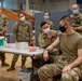 Medical professionals make final preparations before opening the COVID-19 Community Vaccination Center in U.S. Virgin Islands