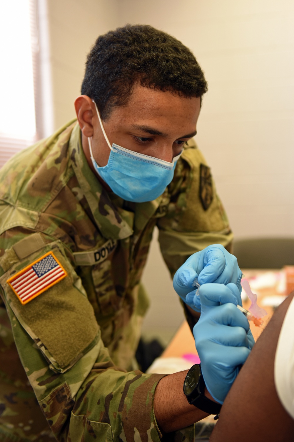 Michigan’s Task Force Spartan, Administers the COVID-19 Vaccine