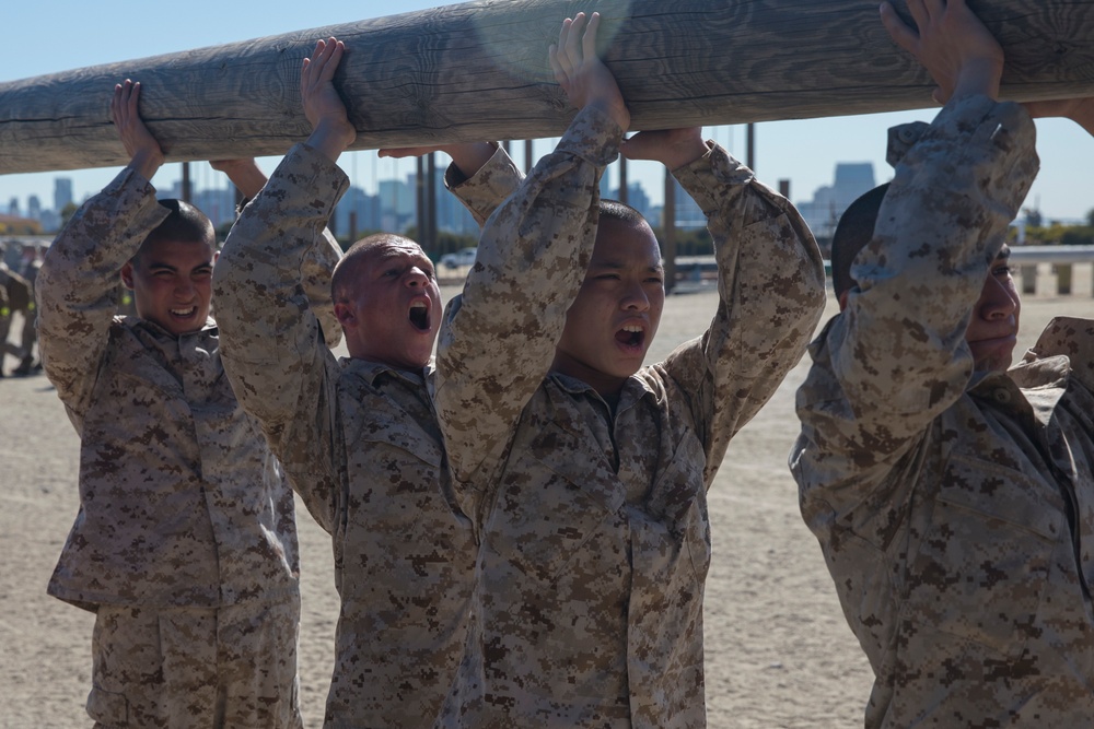 Charlie Company Log Drills
