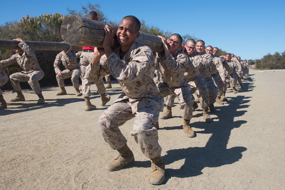 Charlie Company Log Drills