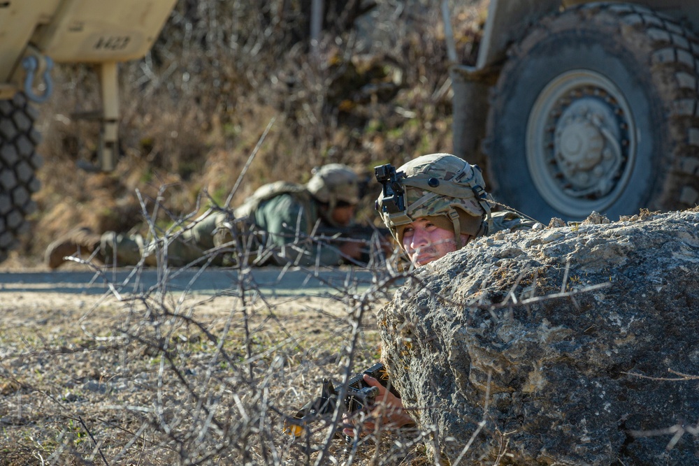 MEDEVAC and Ambush Training