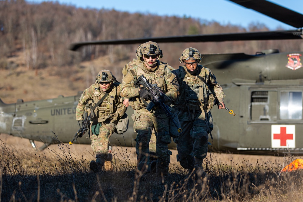 MEDEVAC and Ambush Training