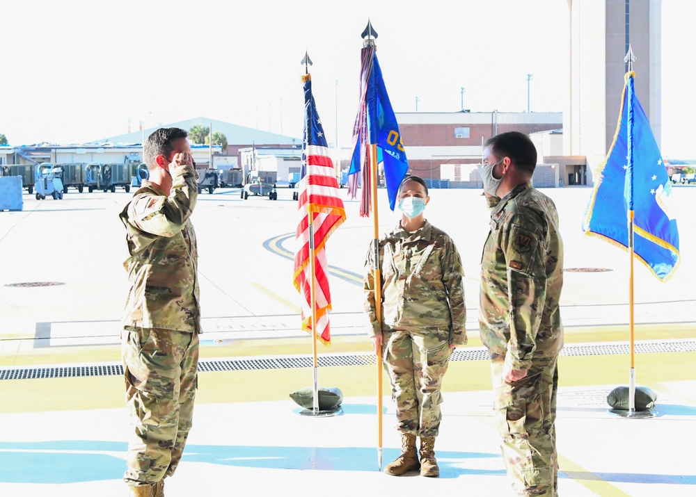 325th OSS Change of Command