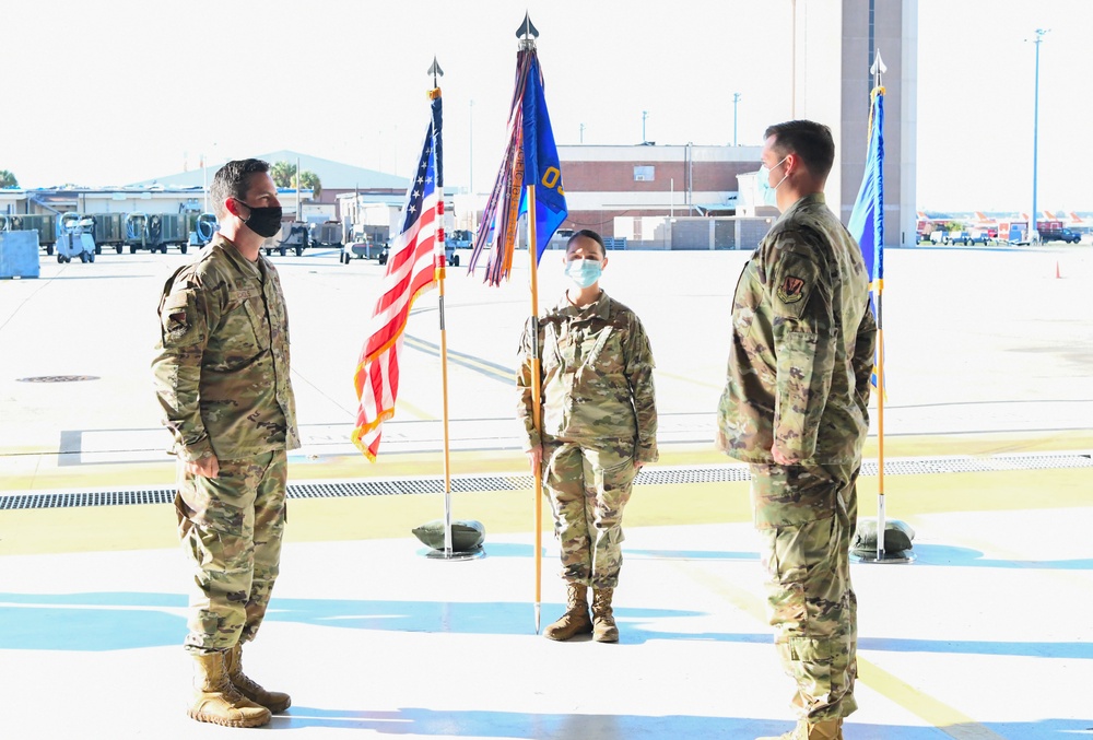 325th FW OSS Change of Command