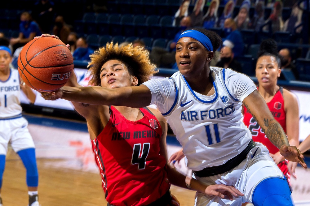 Air Force Women's Basketball Vs. University of New Mexico Feb 2021