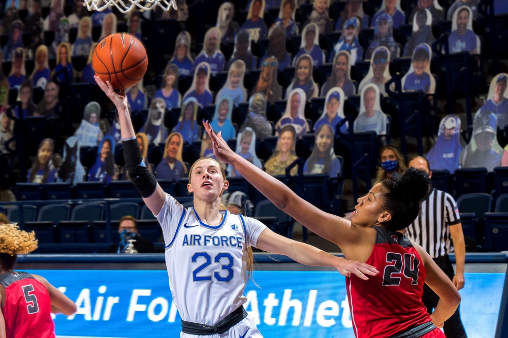 Air Force Women's Basketball Vs. University of New Mexico Feb 2021