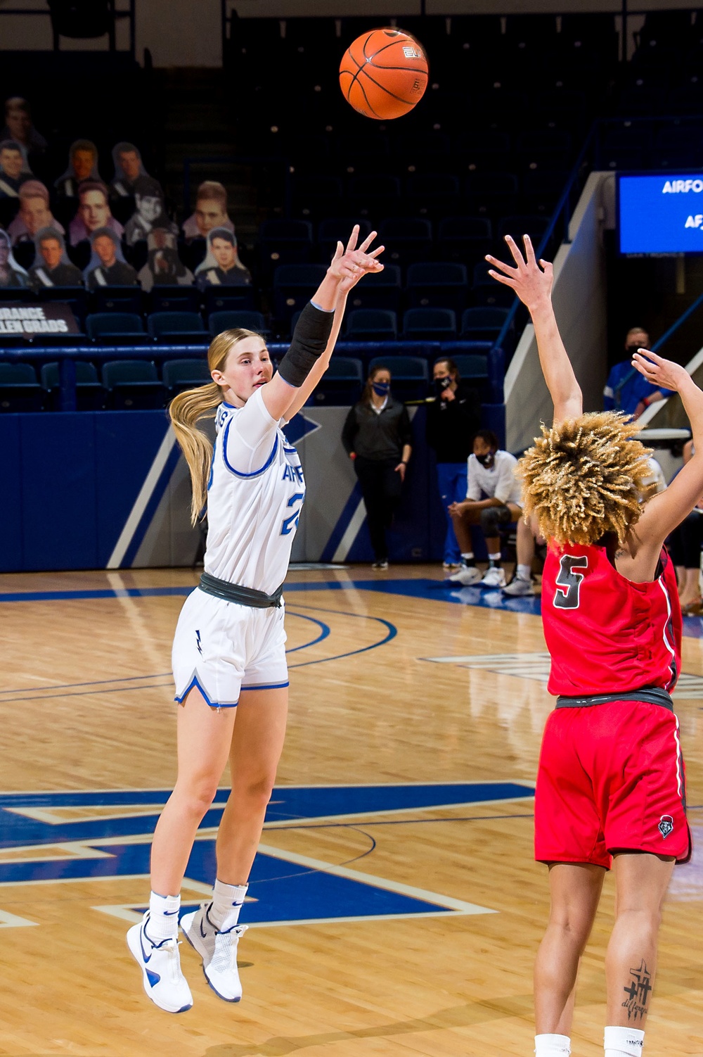 Air Force Women's Basketball Vs. University of New Mexico Feb 2021