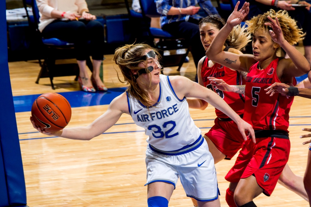 Air Force Women's Basketball Vs. University of New Mexico Feb 2021