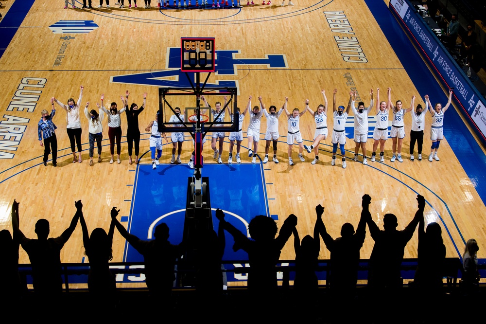 Air Force Women's Basketball Vs. University of New Mexico Feb 2021