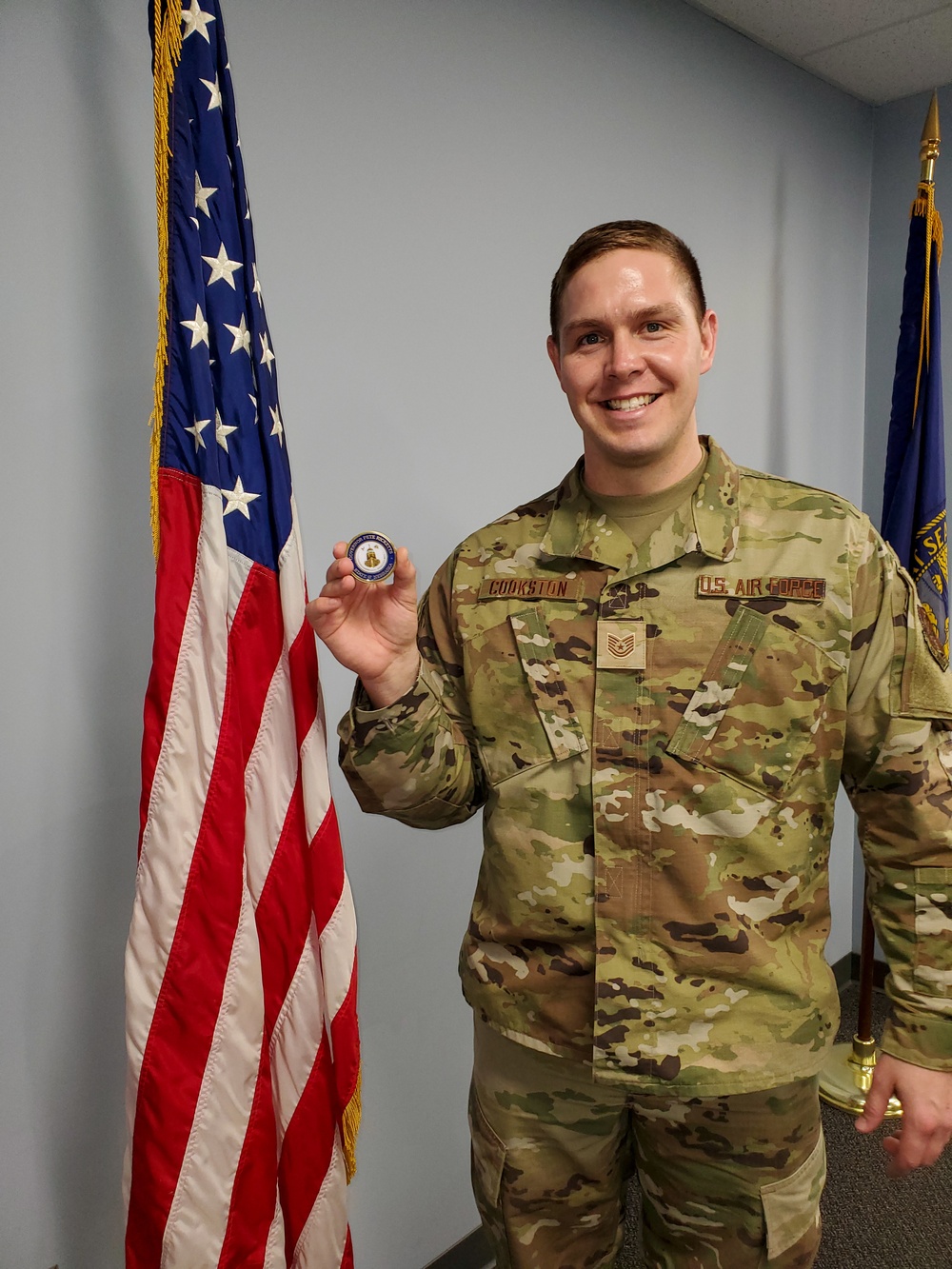 Airman recognized for COVID-19 vaccine support