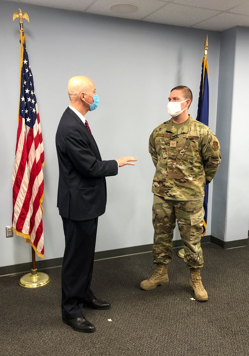 Airman recognized for COVID-19 vaccine support