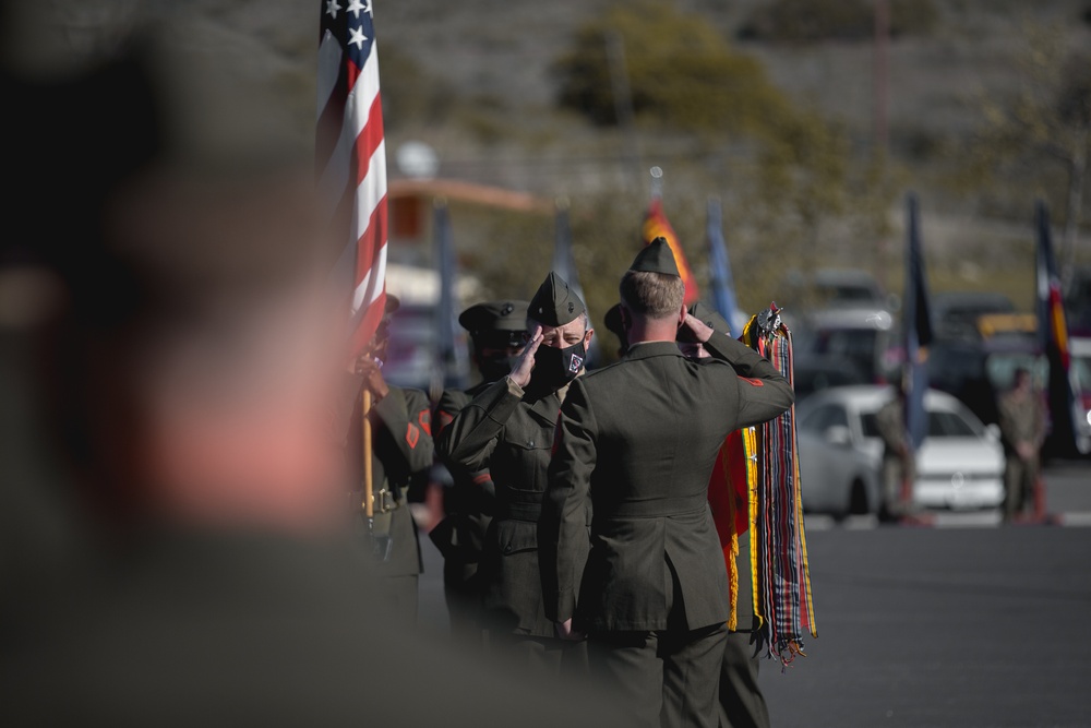1st Combat Engineer Battalion Colors Rededication Ceremony