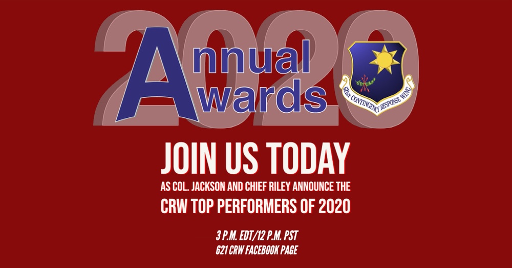 2020 Annual Awards social media graphic