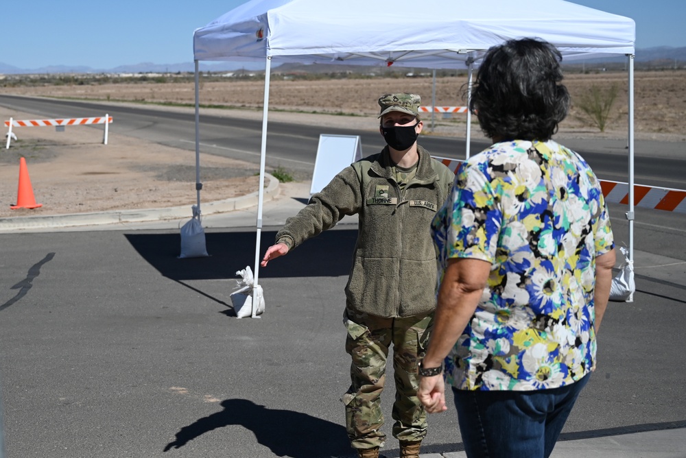 AZNG supports Pinal County COVID-19 testing and vaccination event