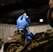 U.S. Marines and Sailors conduct vaccination rehearsals at the Community Vaccination Center in Philadelphia