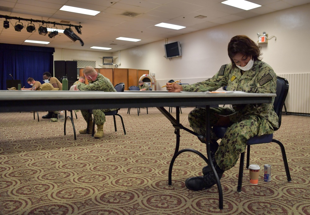 E-6 Advancement Exam onboard NSF Diego Garcia (March 2021)