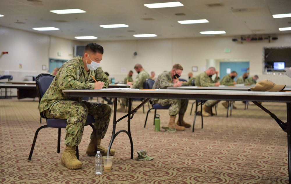 E-6 Advancement Exam onboard NSF Diego Garcia (March 2021)