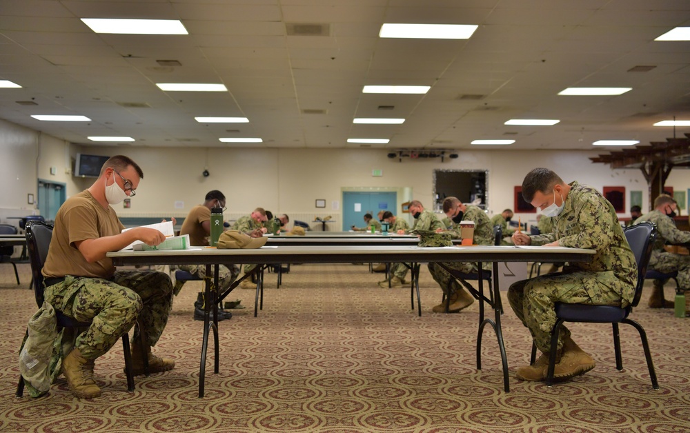 E-6 Advancement Exam onboard NSF Diego Garcia (March 2021)