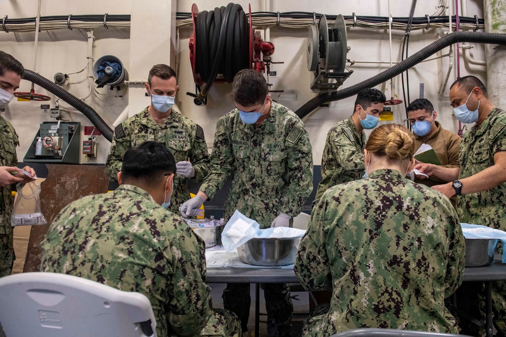 USS America Receives COVID-19 Vaccine