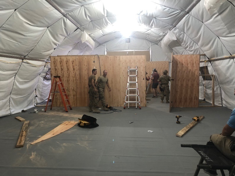 435 AEW Airmen support OOQ, build out base