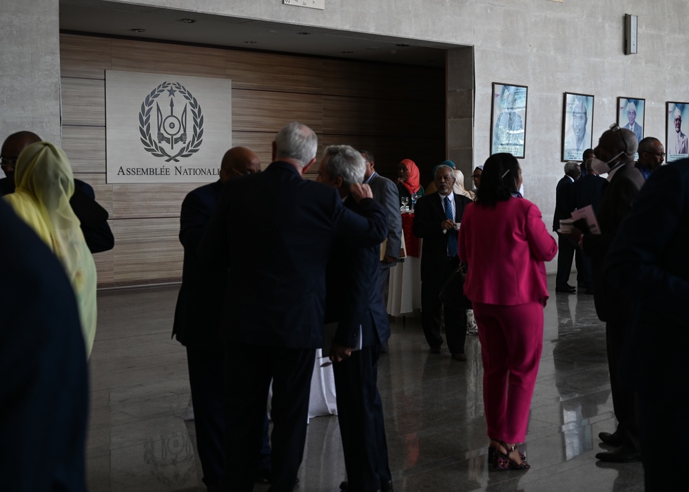 CJTF-HOA leadership attends National Assembly in Djibouti