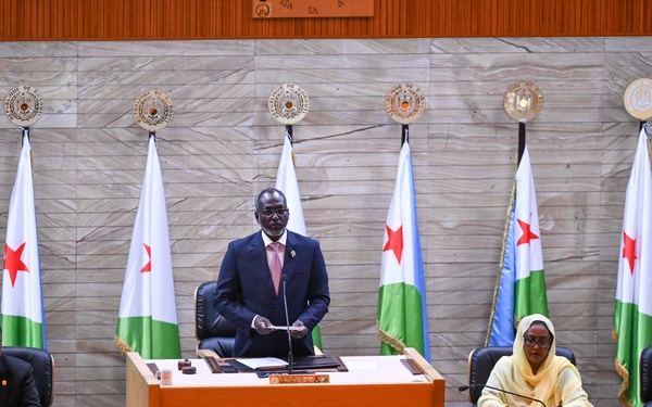 CJTF-HOA leadership attends National Assembly in Djibouti