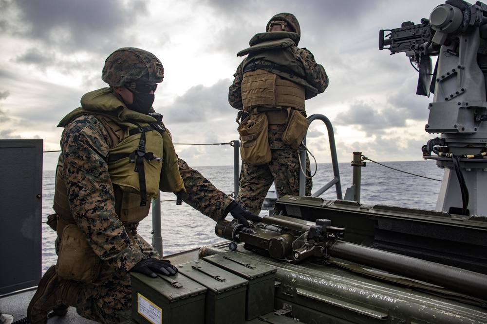 2nd LAAD, 31st MEU conducts live fire exercise from Mark VI