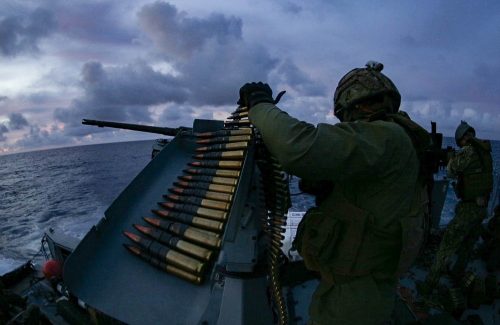 2nd LAAD, 31st MEU conducts live fire exercise from Mark VI