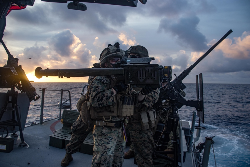 2nd LAAD, 31st MEU conducts live fire exercise from Mark VI