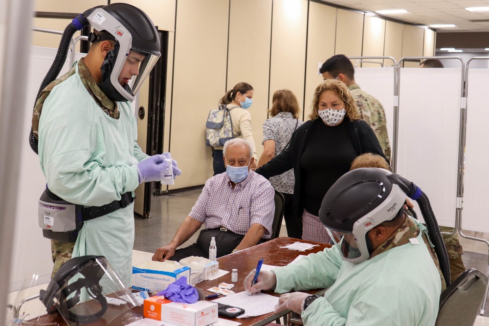 With New PPE Puerto Rico National Guard Medics