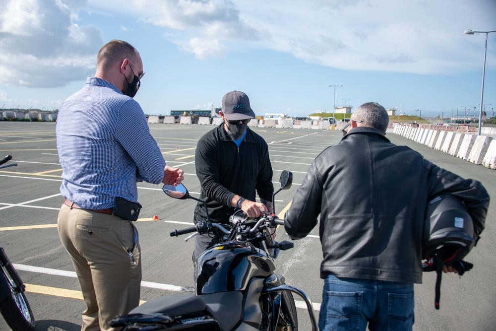 Motorcycle Basic Riding Training at NSA Souda Bay
