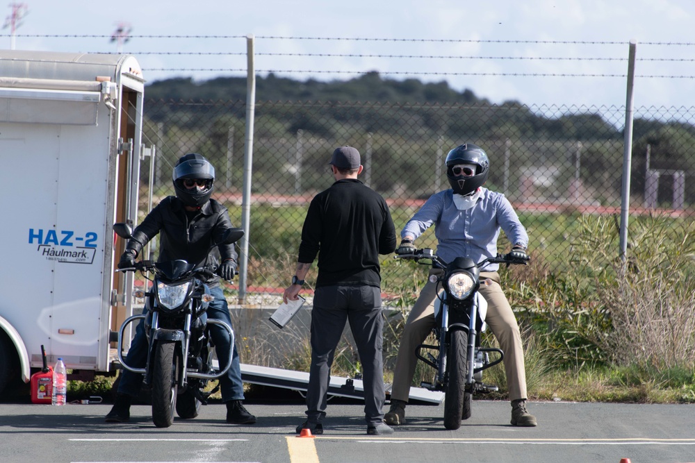 Motorcycle Basic Riding Training at NSA Souda Bay