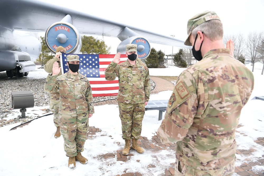 621st CRW Airmen transfer to U.S. Space Force