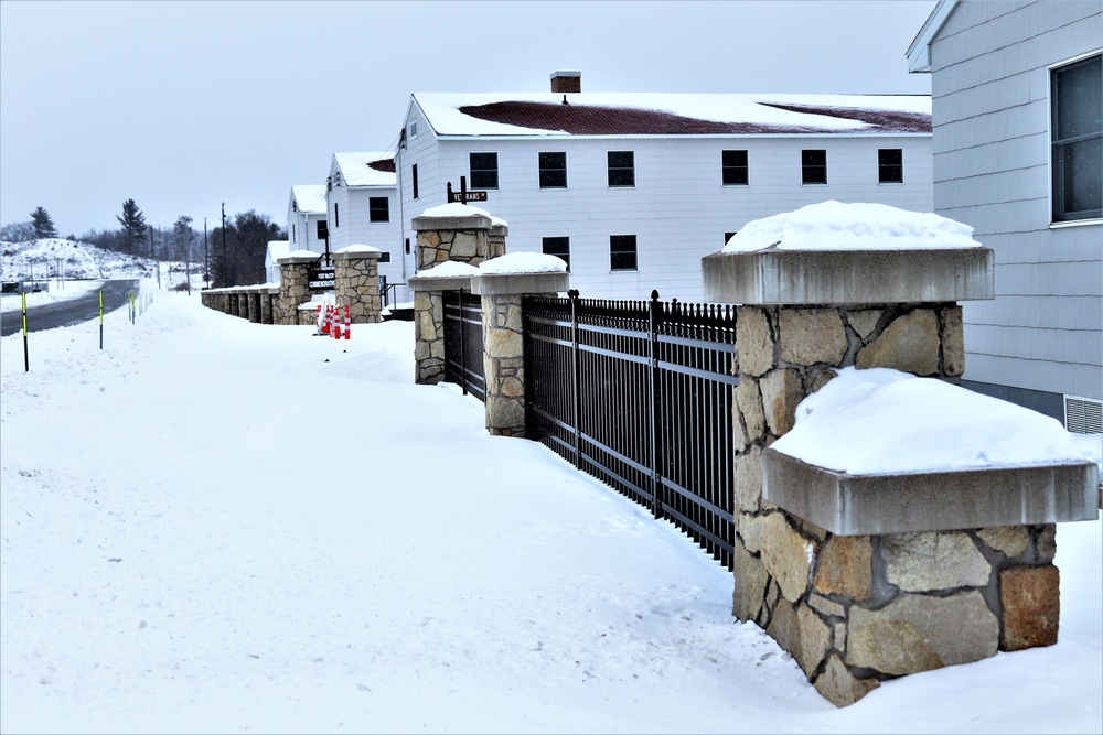 Winter views at Fort McCoy's Commemorative Area