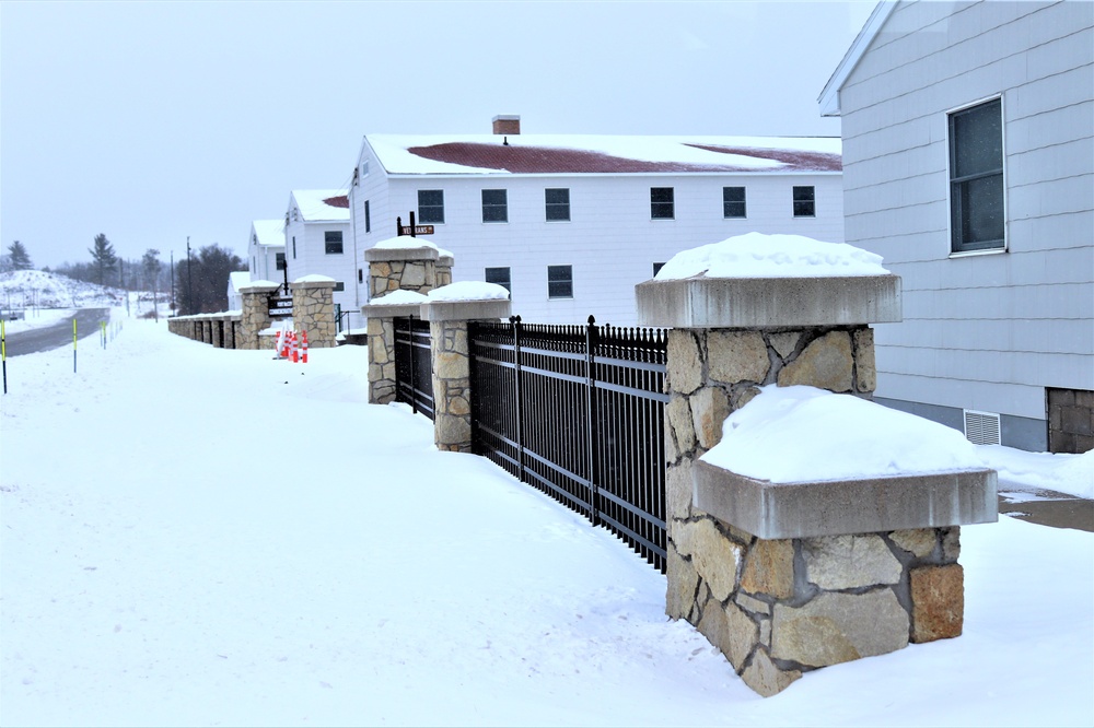 Winter views at Fort McCoy's Commemorative Area