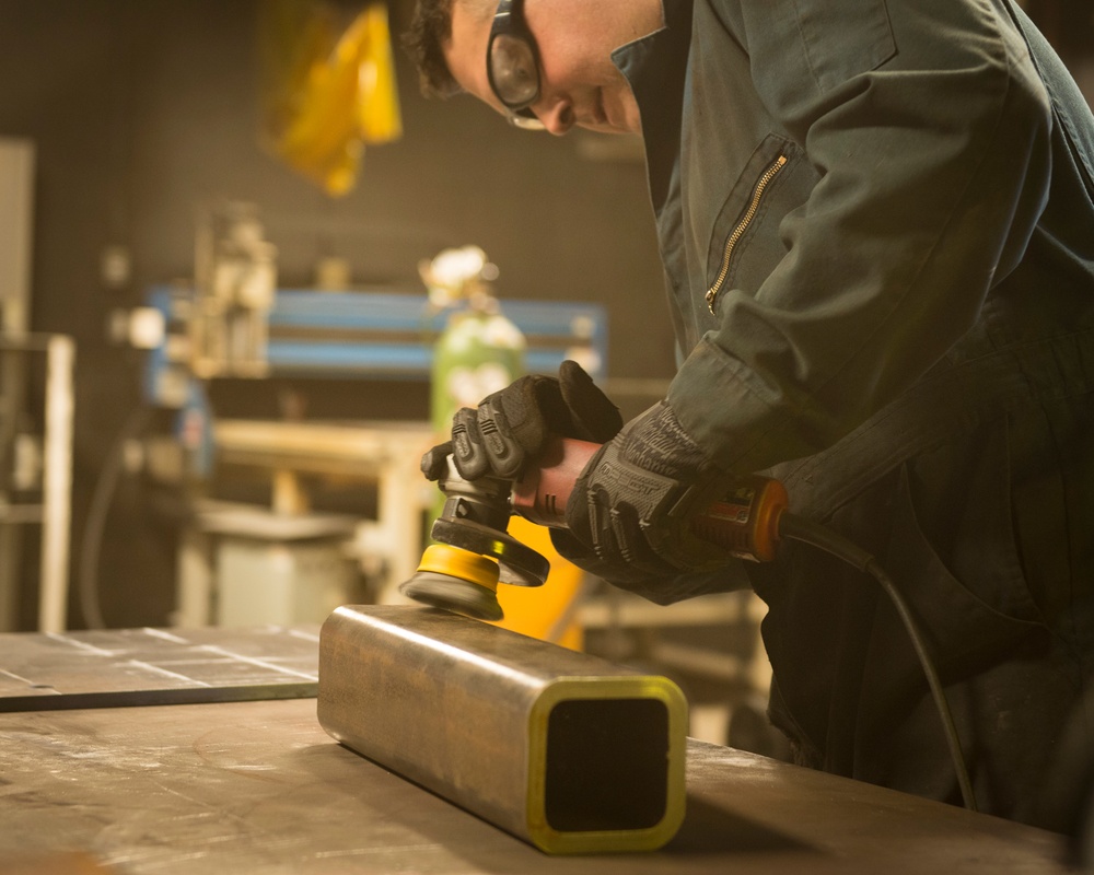 103rd Maintainers construct C-130 static display stands