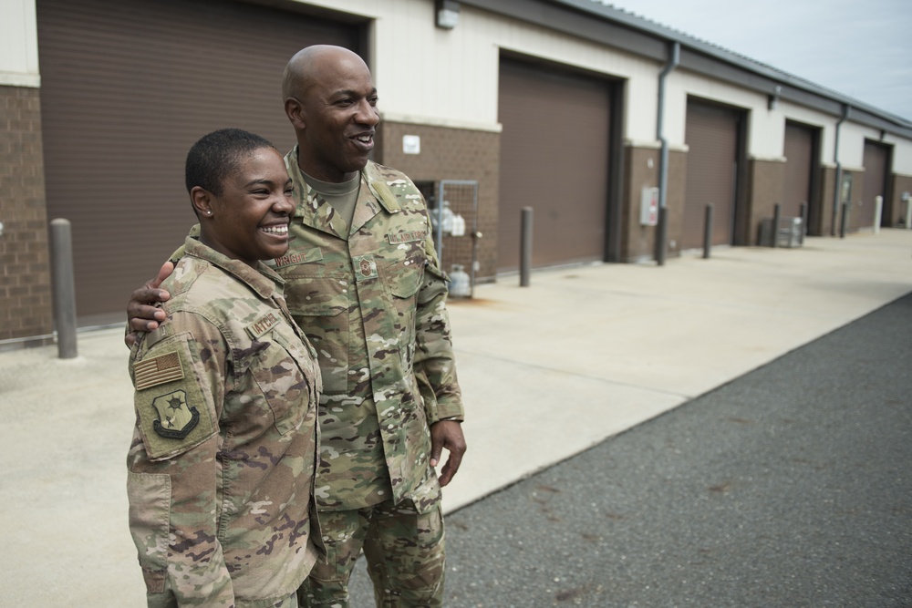 CMSAF Wright visits Devil Raiders