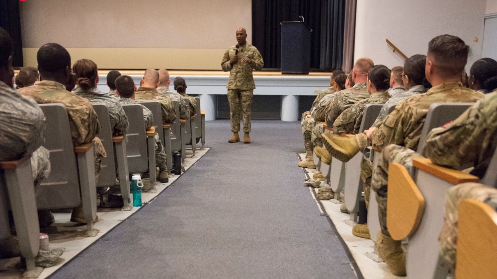 CMSAF Wright visits Devil Raiders