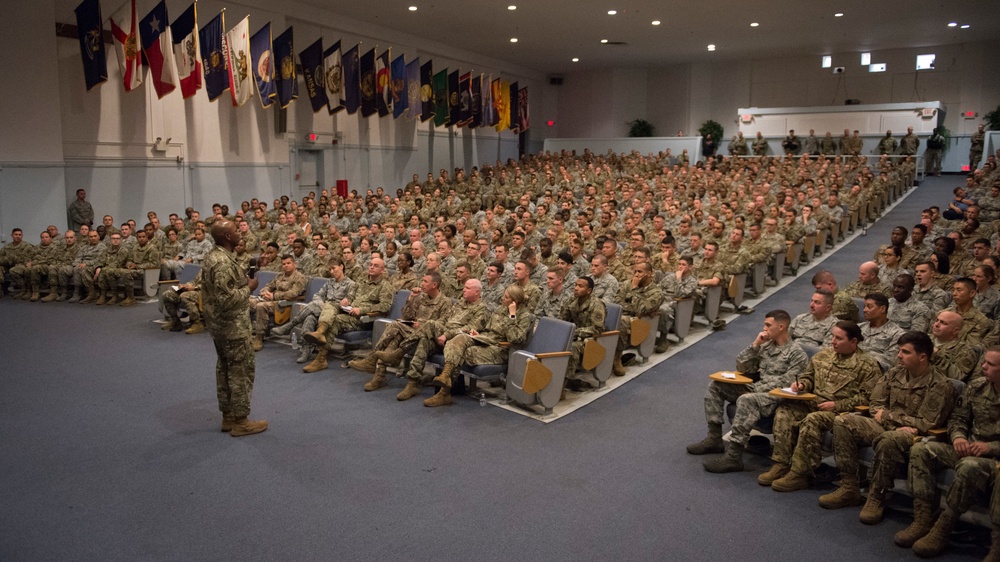 CMSAF Wright visits Devil Raiders