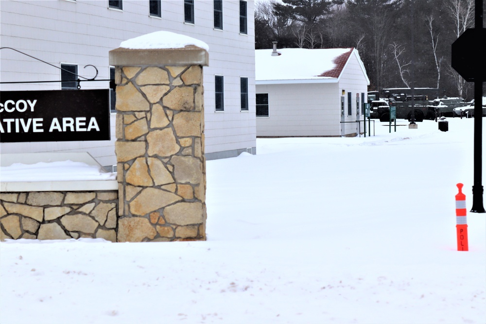 Winter views at Fort McCoy's Commemorative Area