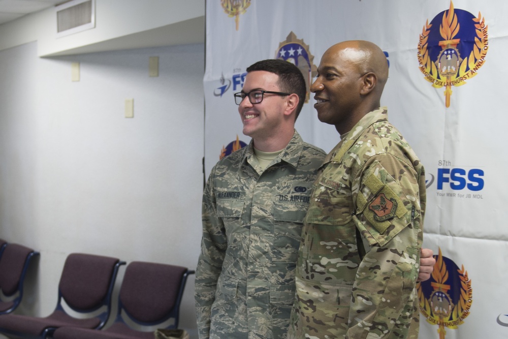 CMSAF Wright visits Devil Raiders