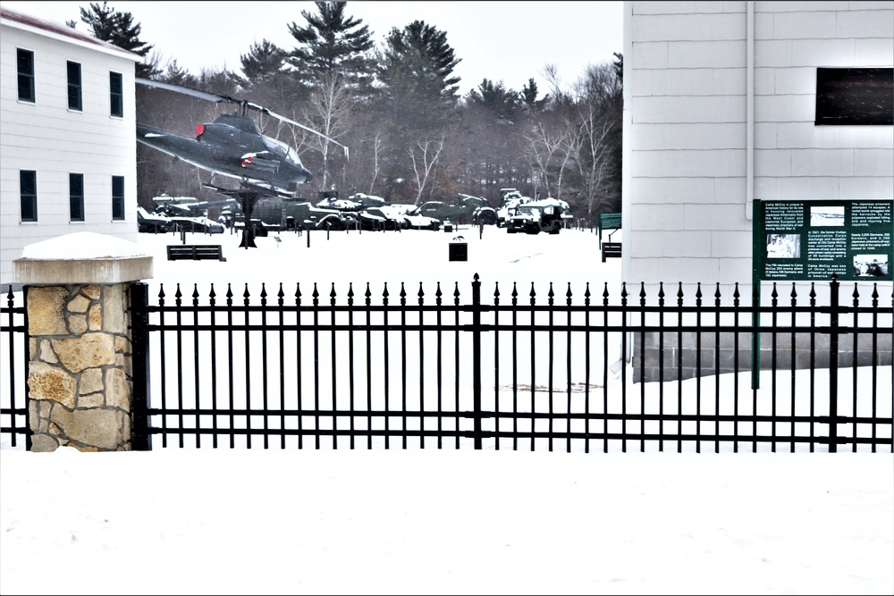 Winter views at Fort McCoy's Commemorative Area