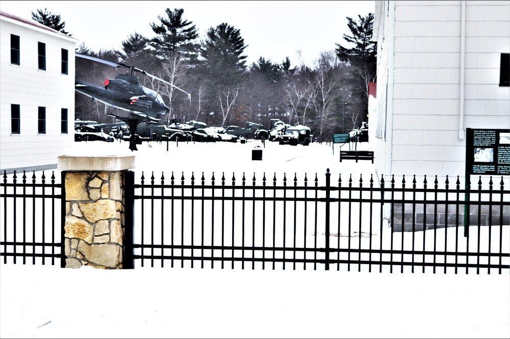 Winter views at Fort McCoy's Commemorative Area