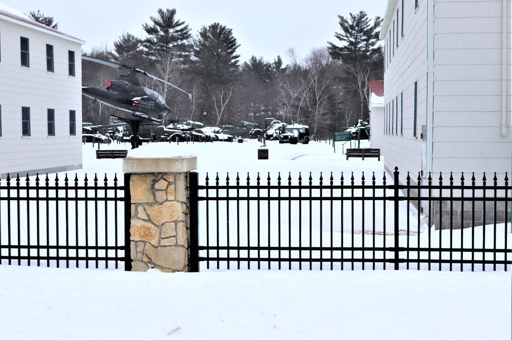 Winter views at Fort McCoy's Commemorative Area