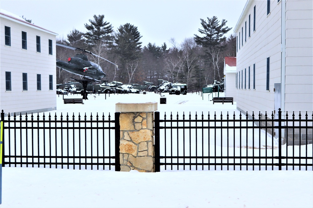 Winter views at Fort McCoy's Commemorative Area