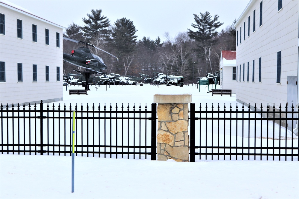 Winter views at Fort McCoy's Commemorative Area