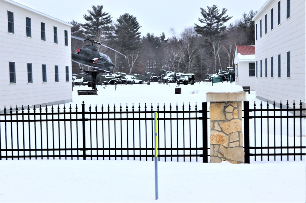 Winter views at Fort McCoy's Commemorative Area