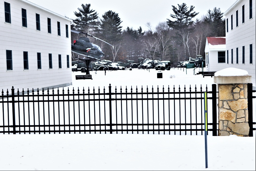 Winter views at Fort McCoy's Commemorative Area