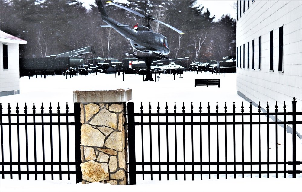 Winter views at Fort McCoy's Commemorative Area